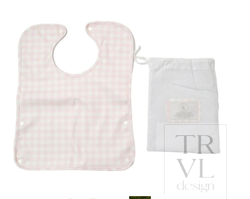 Pimlico Check Baby Bib by TRVL