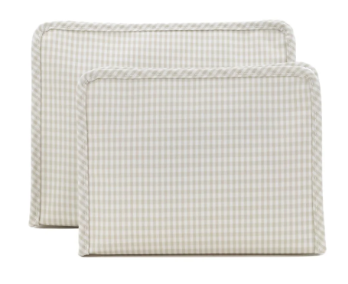 Gingham Roadie Bags