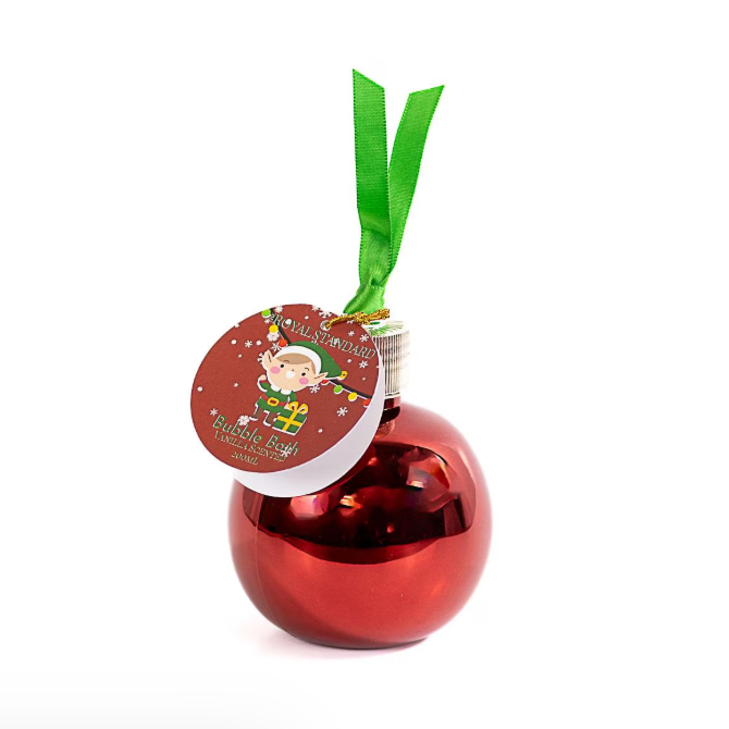 Festive Elf Bubble Bath Ornament