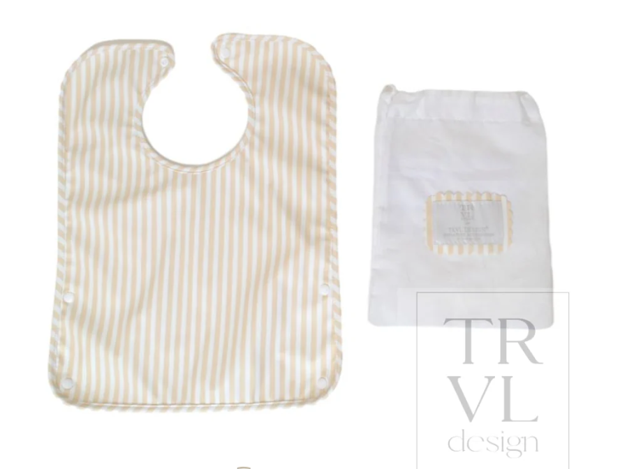 Pimlico Stripe Baby Bib by TRVL
