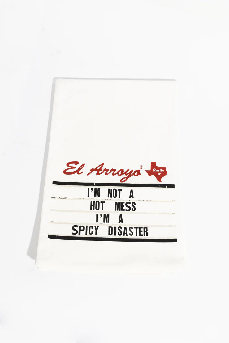 El Arroyo Spicy Disaster Tea Towel