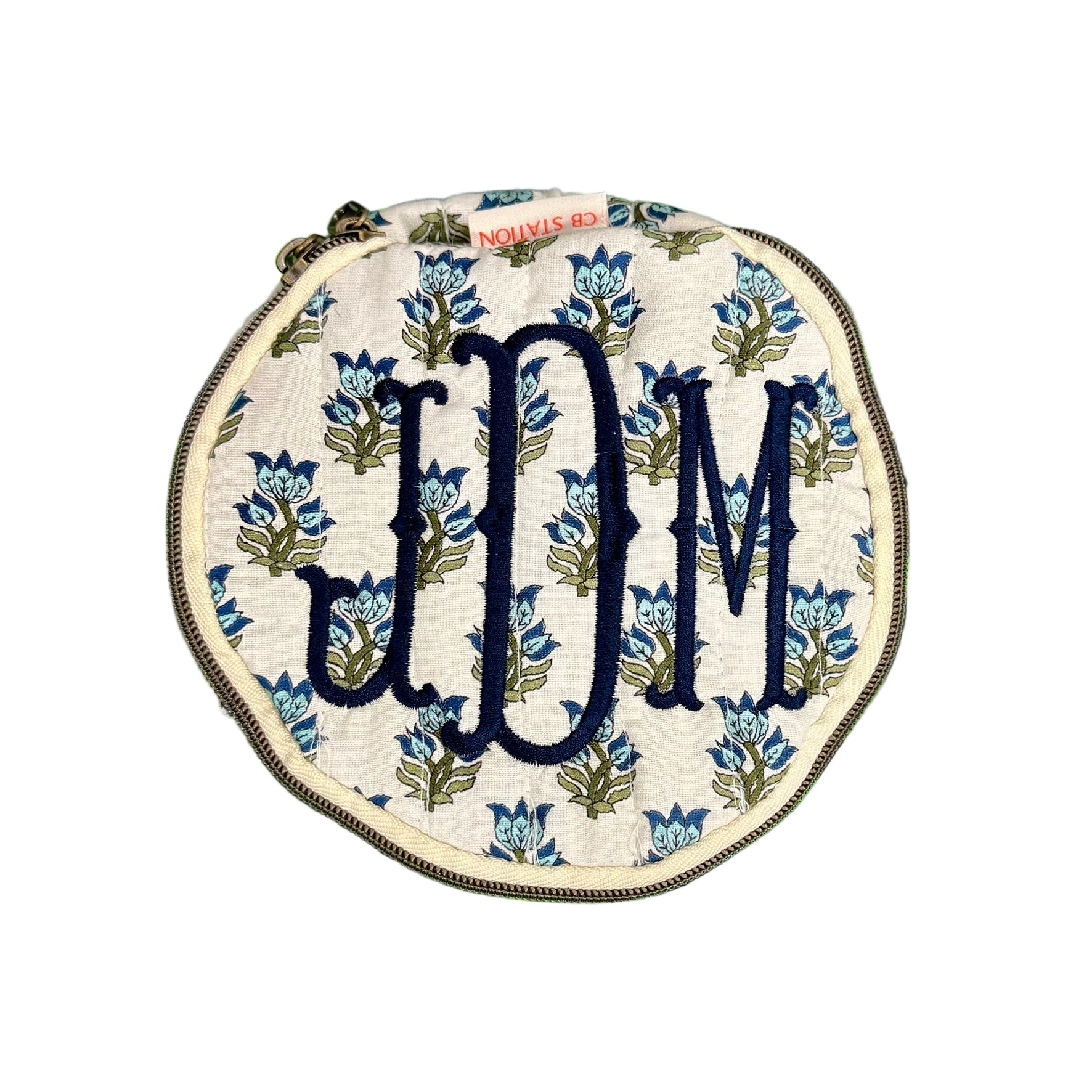 Block Print Circle Case