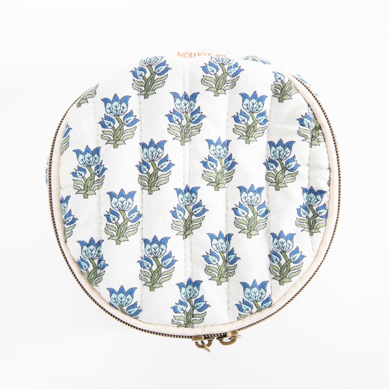 Block Print Circle Case