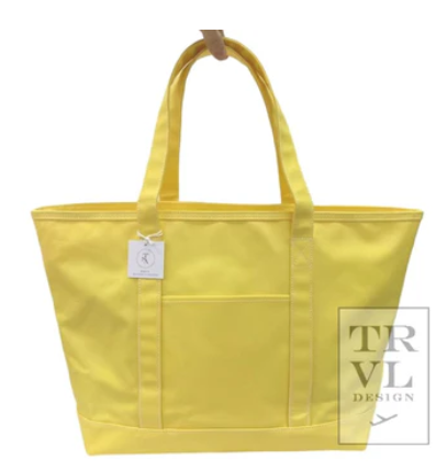 Maxi Coated Canvas Tote