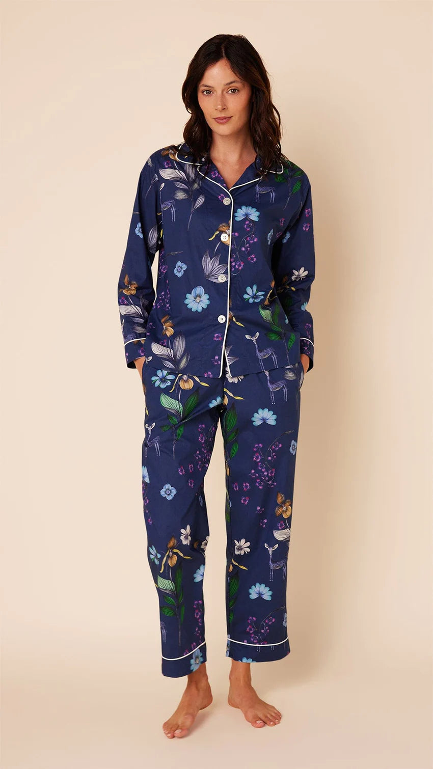 Deerly Luxe Pima Cotton Pajama Set