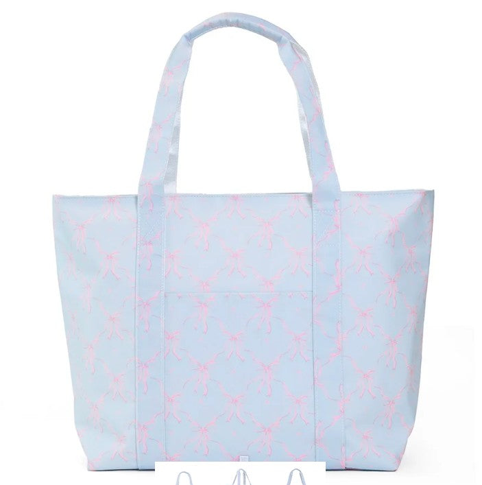 Jumbo Coated Canvas Tote by TRVL