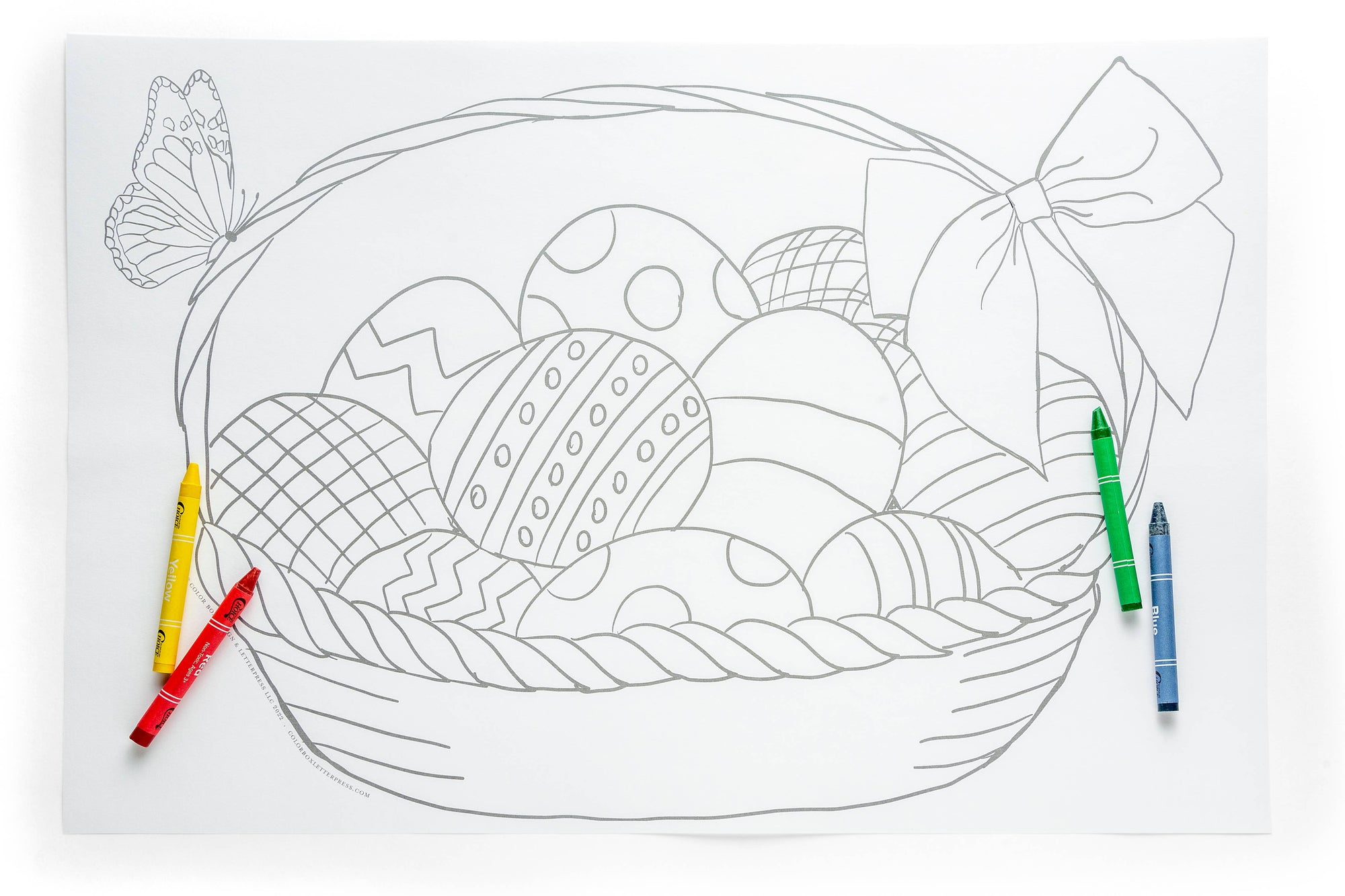 Coloring Place Mats | Easter