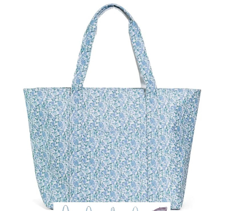 Jumbo Coated Canvas Tote by TRVL