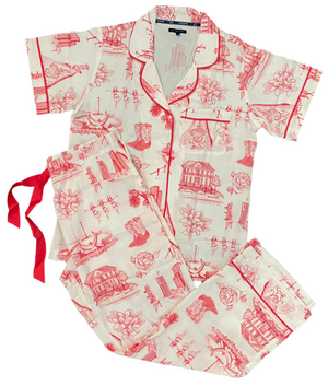 Tyler Toile Pajamas-Pant Set