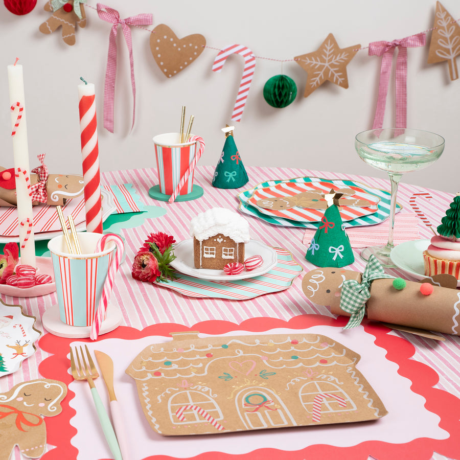 Gingerbread House Plates