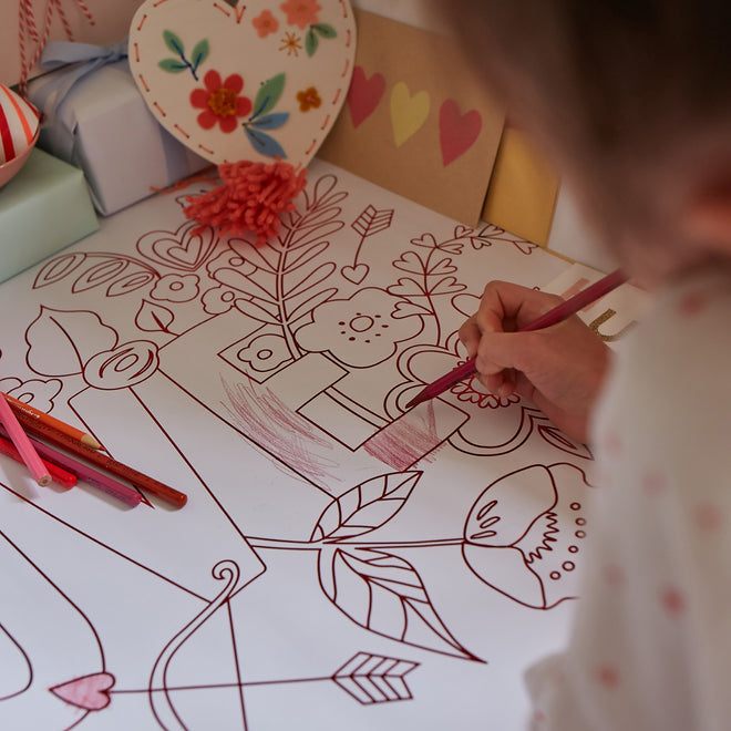 Valentines Coloring Posters