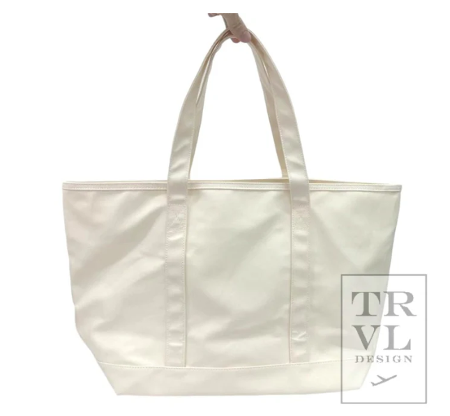 Maxi Coated Canvas Tote