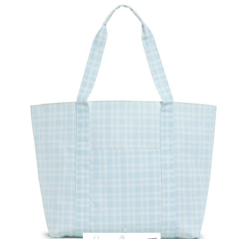 Jumbo Coated Canvas Tote by TRVL