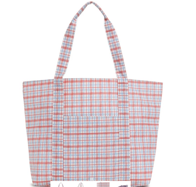 Jumbo Coated Canvas Tote by TRVL