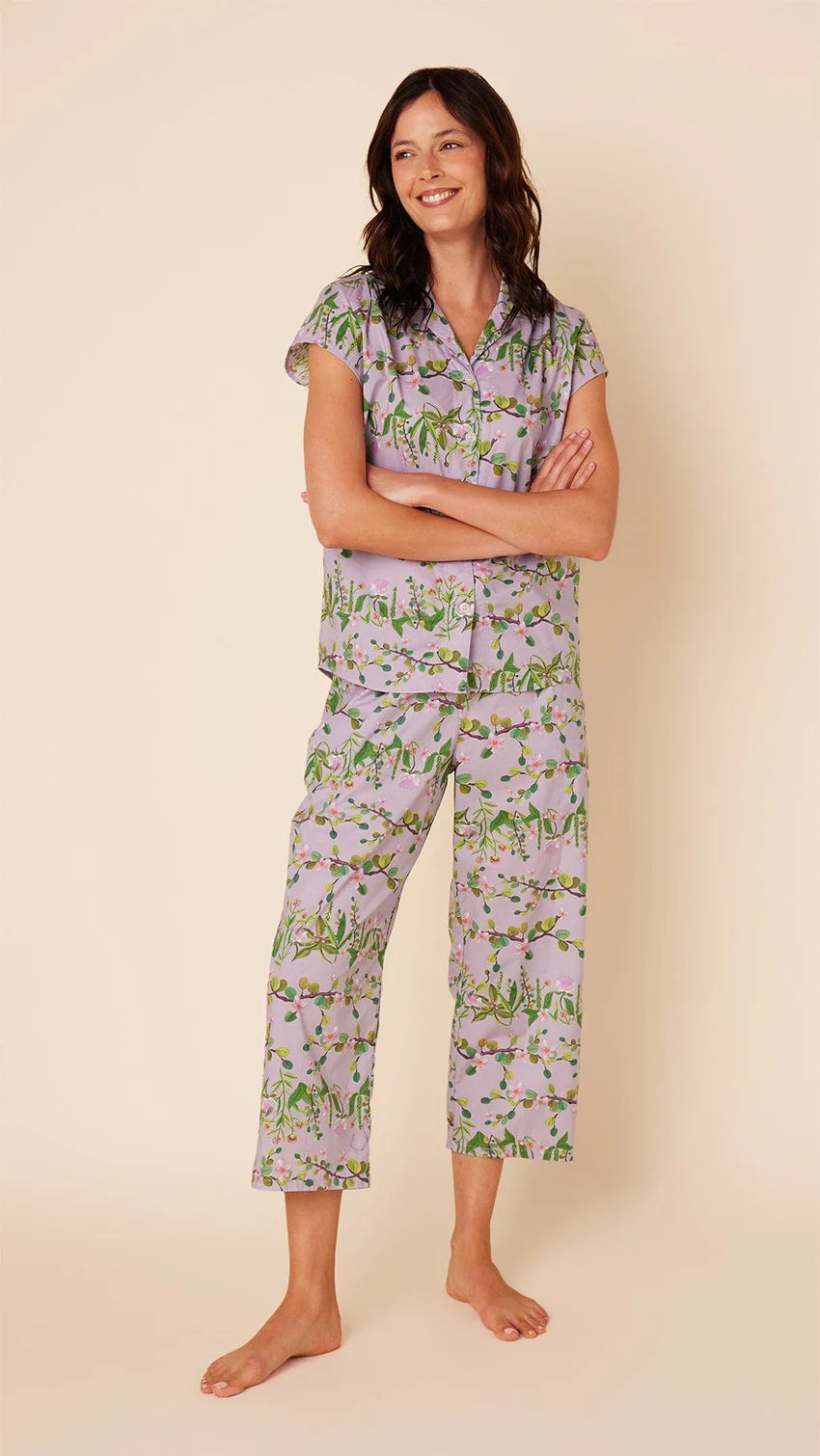 Sakura Luxe Pima Cotton Pajama Set