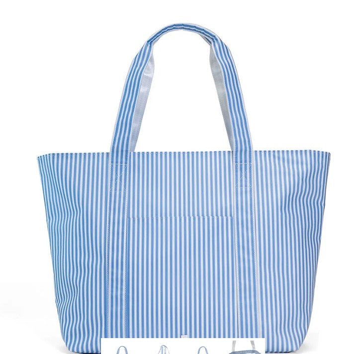 Jumbo Coated Canvas Tote by TRVL