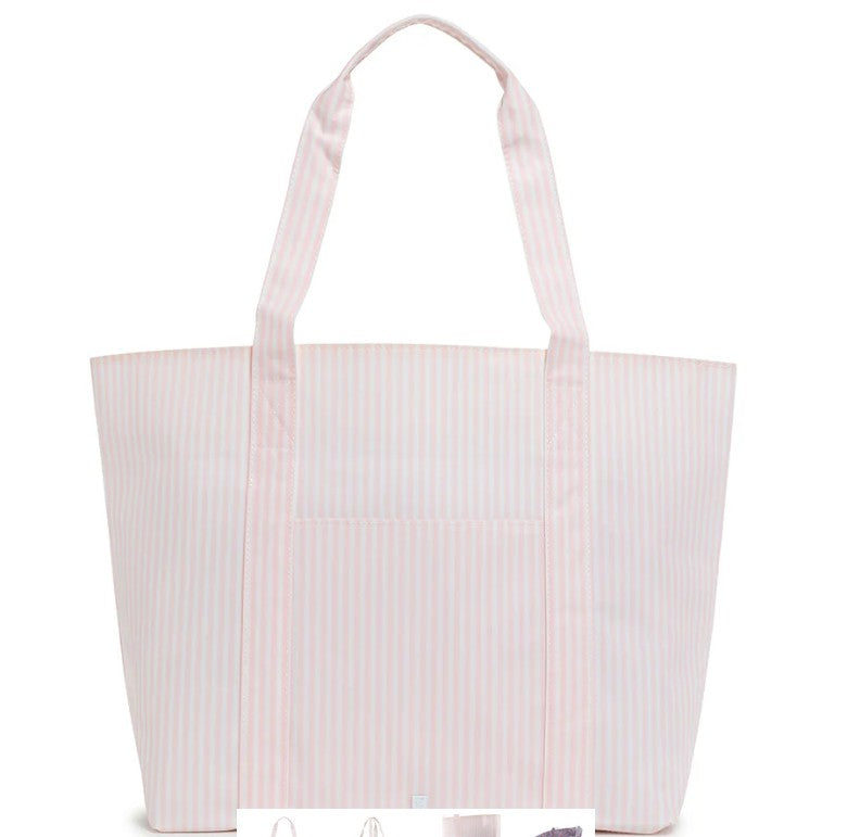 Jumbo Coated Canvas Tote by TRVL