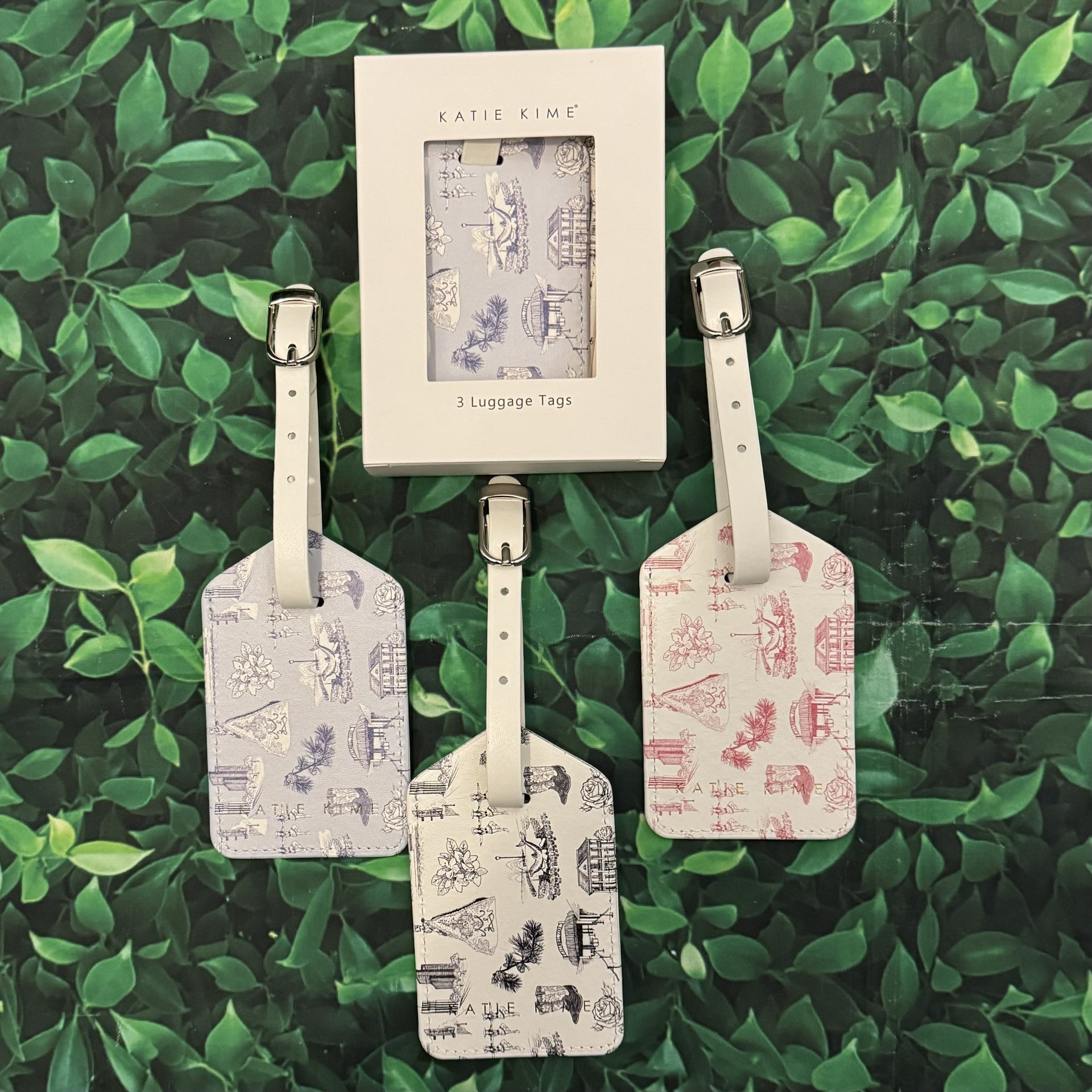 Tyler Toile Luggage Tag