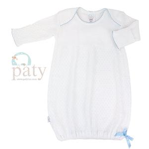 Infant Day Gown with Lap Shoulder