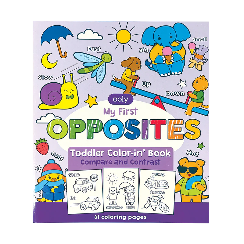 Color-in Book My First Opposites