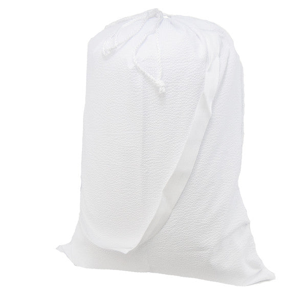 White Poly-Cotton Laundry Bag