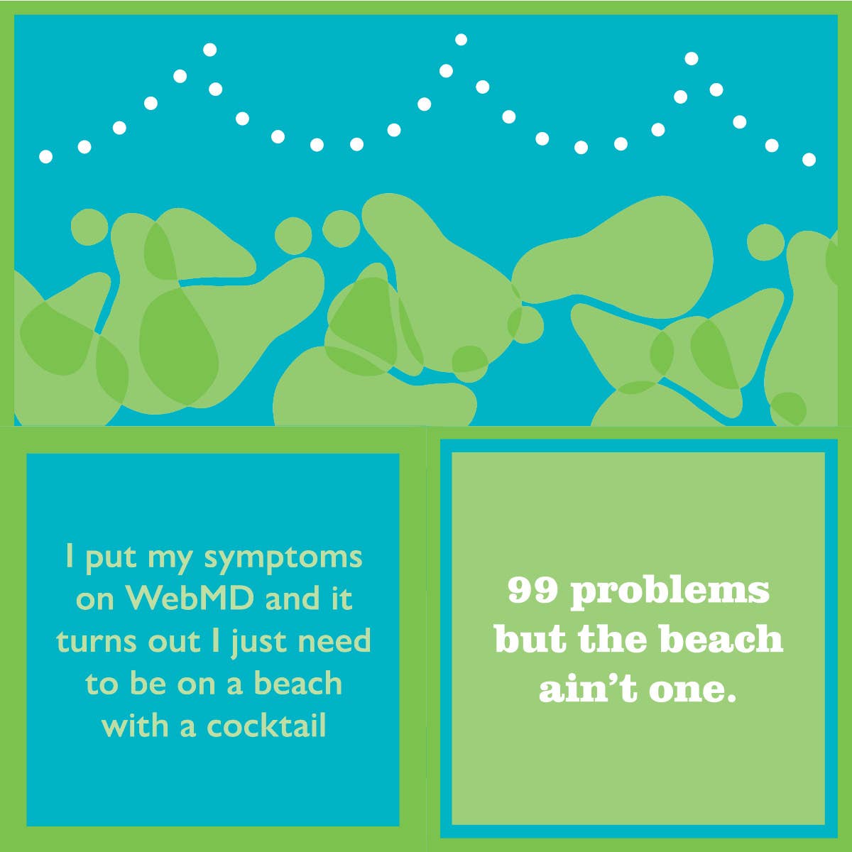 Napkin:  BEACH 99 Problems