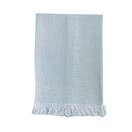 Watercolor Fringe Linen Guest Towel