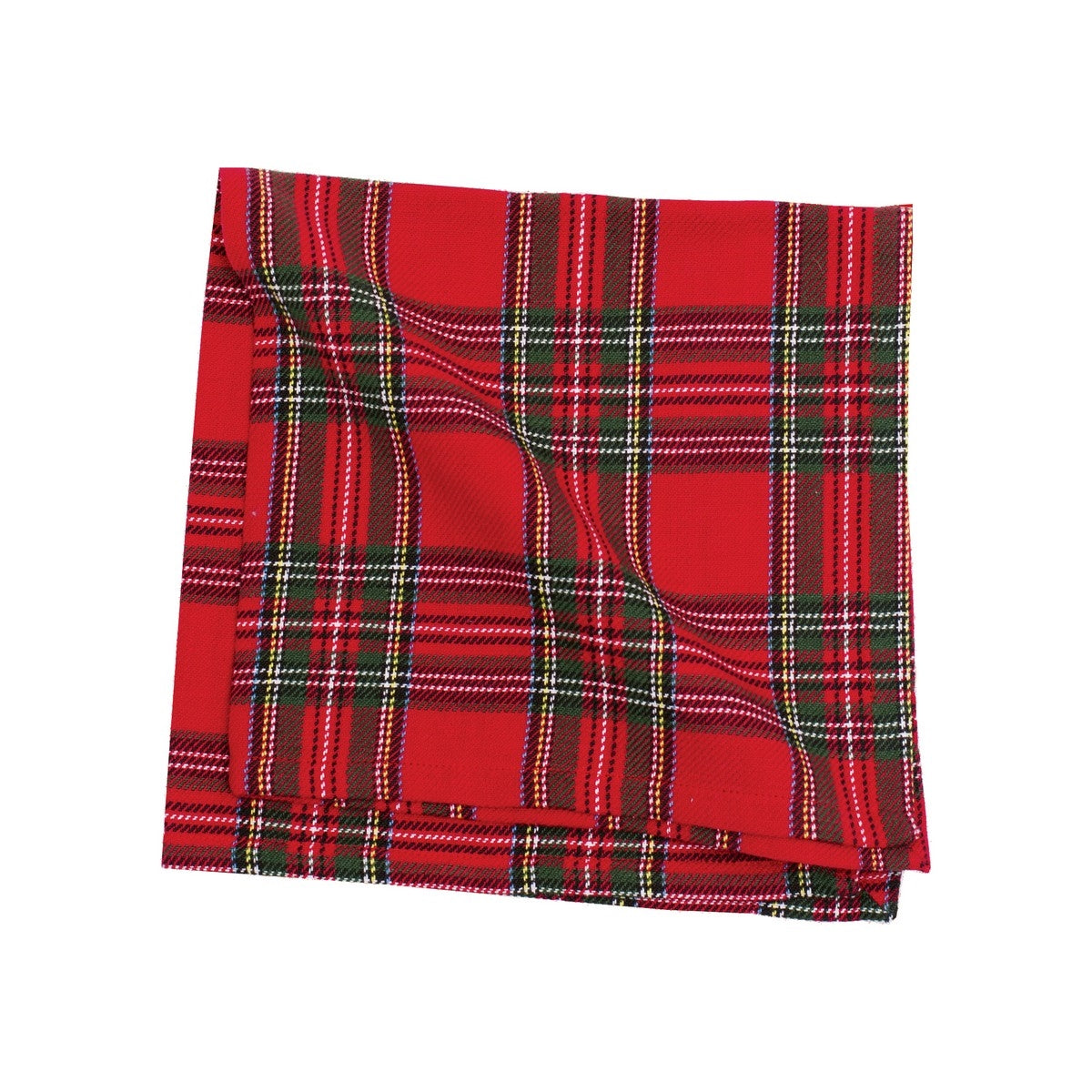 Red Plaid Dinner Napkin Set of 4