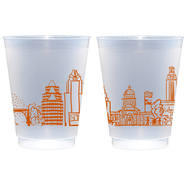 Personalized Campus Landmark Skyline Foam Cups