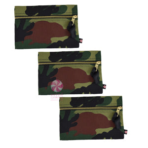 Army Camouflage Monogram Letter Z Pencil Case Military Camo