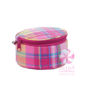 Checkered Pink Keychain Pouch – Treasure Jewels, Inc.