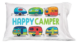 Happy Camper Trailers Pillow Case