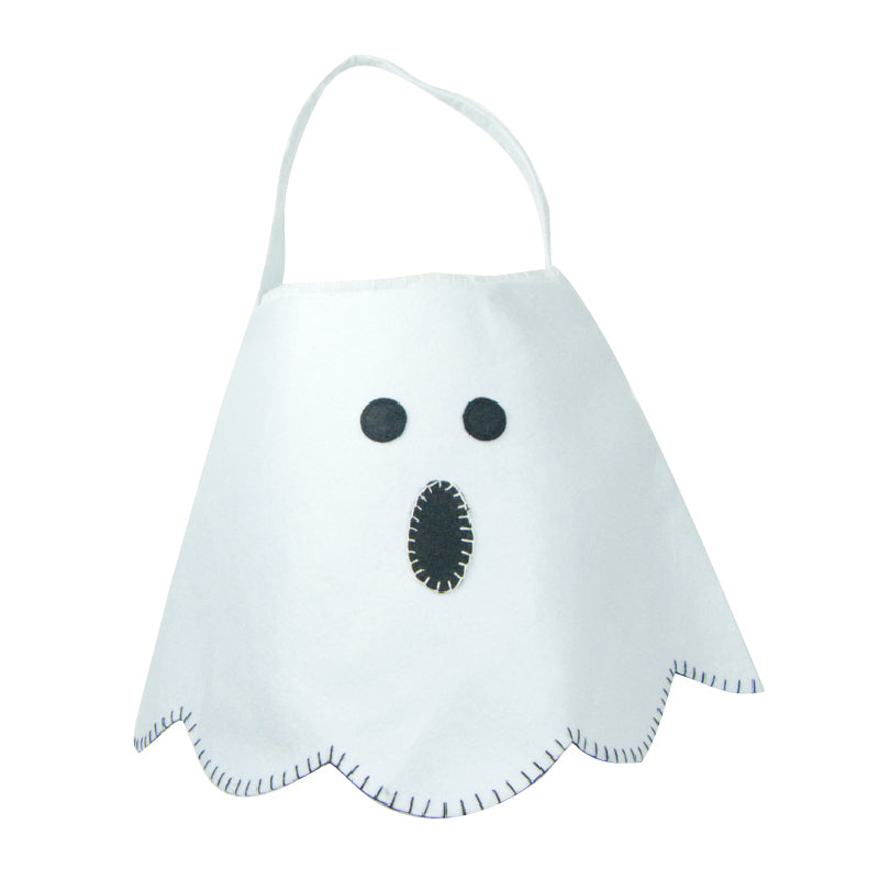 Round Ghost Trick or Treat Bag