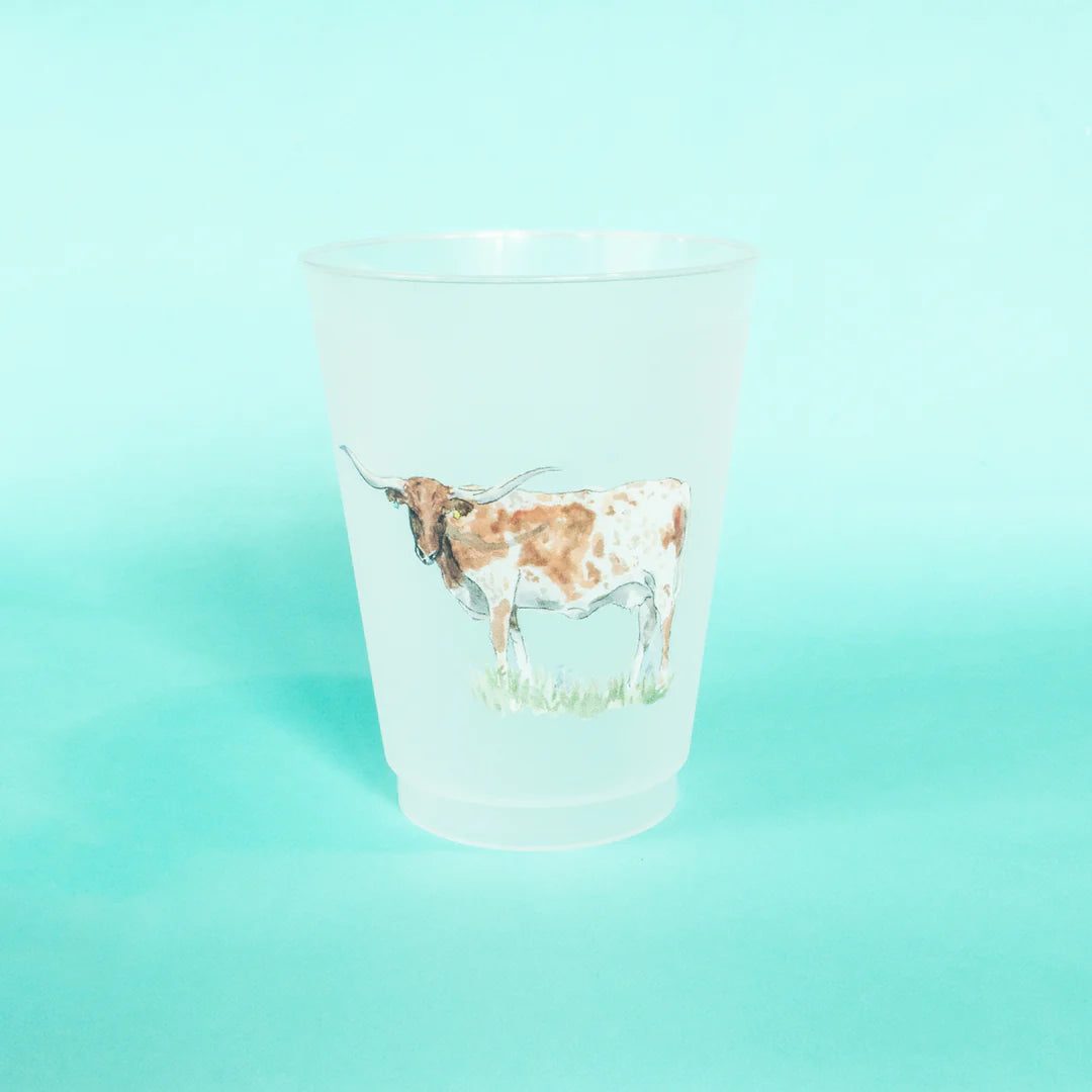 Longhorn Frosted Non-breakable Cup