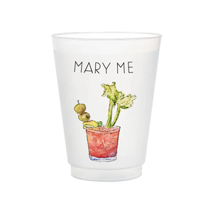 "Mary Me" Bloody Mary Frosted Non-breakable Cup