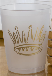 Crown Frosted Party Cups