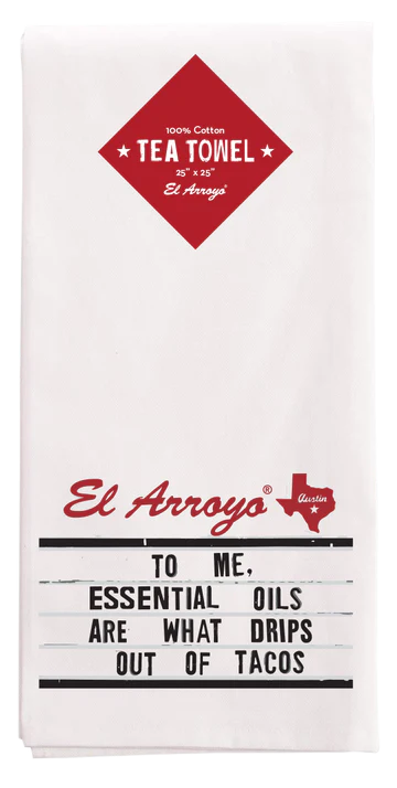 El Arroyo Essential Oils Tea Towel