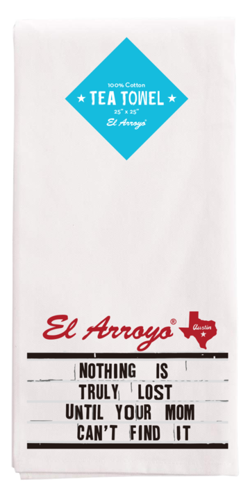 El Arroyo Truly Lost Tea Towel