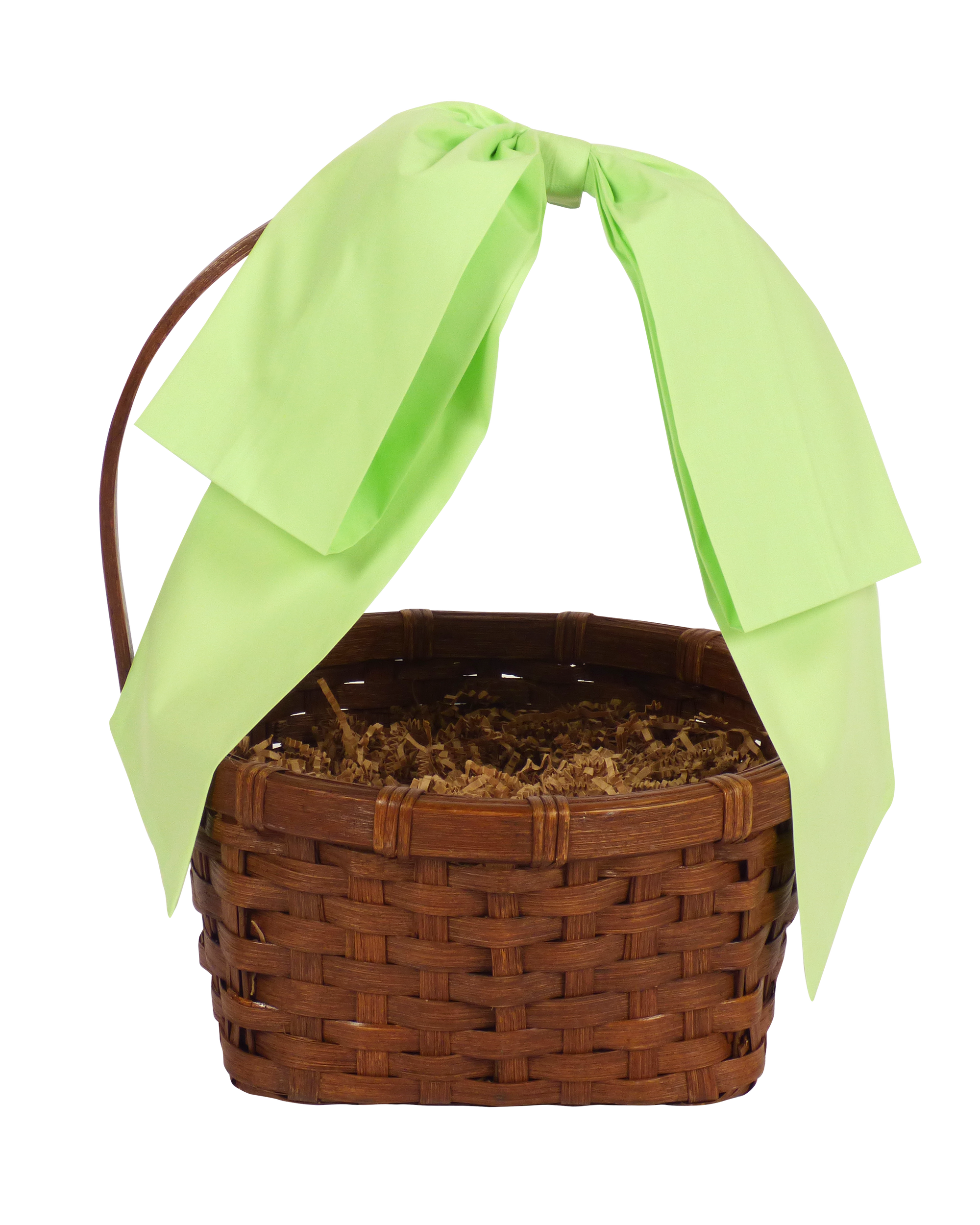 Easter Basket Bow in Green: One Size