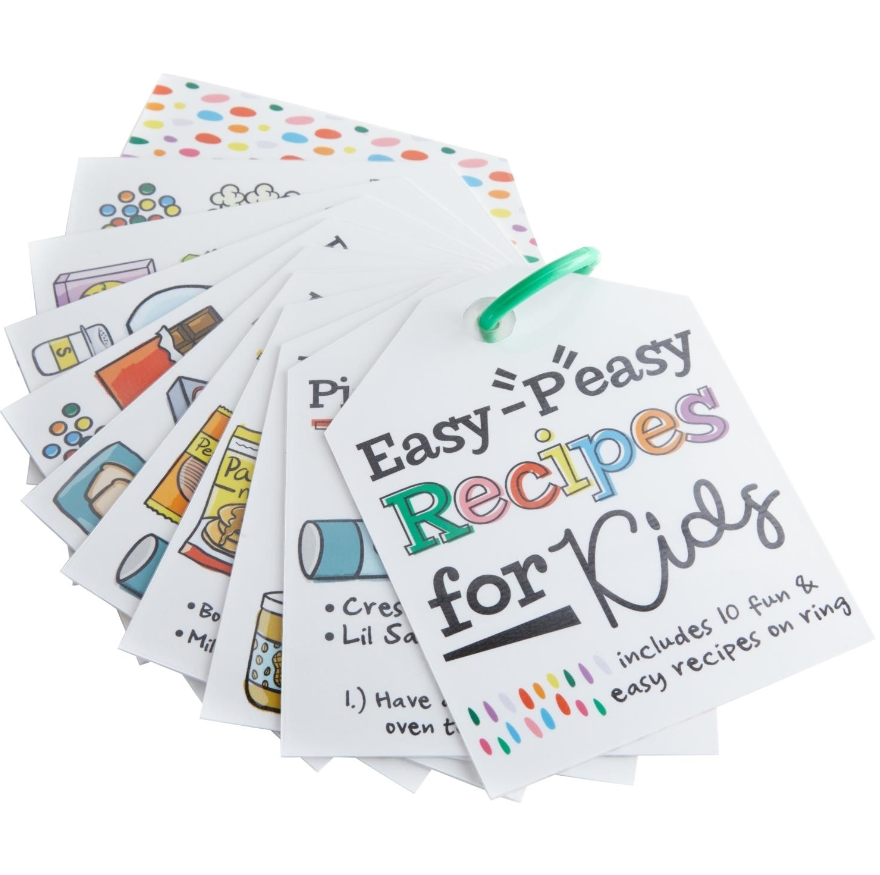 LITTLE CHEFS EASY-P-EASY RECIPE CARD RING