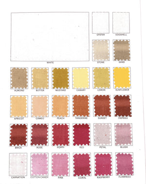 Festival Hemstitch Linen Placemats-- 101 Colors Available